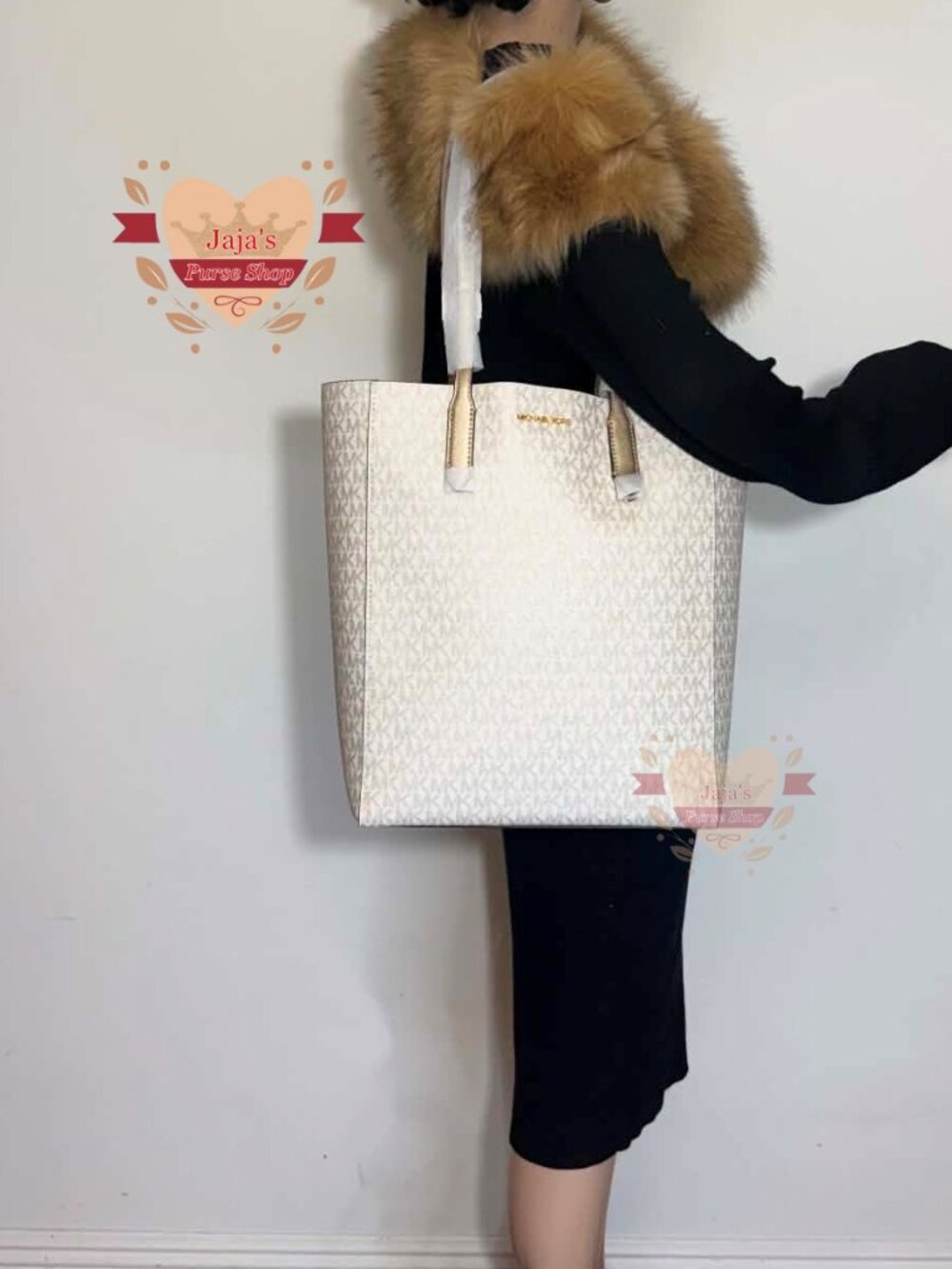 ❤️Michael Kors Large Logo-Print Canvas Tote❤️ - Picture 15 of 16